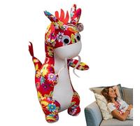 Jouet en Peluche Dragon,Animal en Peluche Dragon respectueux de la Peau - Décor de Dragon en Peluche du Zodiaque Chinois, Animal Dragon pour Le Nouvel an Chinois