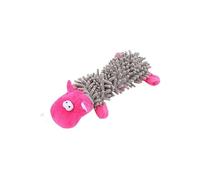 Jouet en Peluche Durable for Chien De Compagnie en Forme d'animal avec Couineur for Petits Chiens Chihuahua Yorkshire Bichon Chiot Jouets De Nettoyage À Mâcher(Gray Hippo)