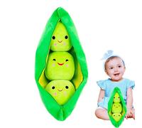 Jouet en peluche en peluche - Coussin décoratif à câliner, coussin rond fantaisie, compagnon de sommeil à câliner, fermeture éclair cachée, lavable en machine | Housse pour meubles de chambre d'enfant