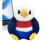 Jouet en peluche en peluche d'aigle de luxe en forme d'aigle - Adorable poupée en peluche réaliste pour salon, chambre, étagère, table, studio ou crèche