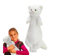 Jouet en peluche furet, animal en peluche furet - Peluche furet mignonne et confortable,Oreiller de câlin multifonctionnel pour intérieur de voiture, décoration de poupées en peluche, ornements Zonewd