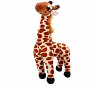 Jouet en Peluche Girafe Réaliste, Matériau Doux et Sûr, Posable pour la Décoration de Chambre d'enfants ou Les Cadeaux (30cm)