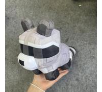 Jouet en peluche Grow a Garden de 30 cm - Poupée en peluche douce - Figurine de raton laveur à collectionner pour les fans de jeu, garçons et filles (gris)