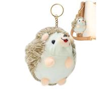 Jouet En Peluche Hérisson - Pendentif Animal En Peluche De 3,94 Pouces, Breloque De Sac Fourre-tout Portable, Porte-clés Souple | Mignon Petit Porc-épic Sac À Dos Accessoire Tout-petits Adolescents