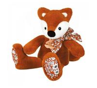 Doudou et Compagnie - Peluche renard Collection Copains Câlins 25 cm orange avec boîte cadeau