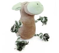 Jouet en Peluche interactif en Forme d'élan pour Chien, Bras et Jambes en Cordon, Jouet câlin Doux pour Chiens et Chiots