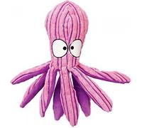 Jouet en peluche KONG CuteSeas Pieuvre - Grand - Velours côtelé - Rose