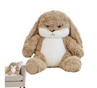 Jouet en peluche lapin - Animal en peluche réaliste, lapin doux à câliner, jouet esthétique mignon | Construction en coton biologique, cadeau parfait pour les bébés, les tout-petits, la fête d'anniver