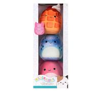 Jazwares Pack de 3 peluches Micromallows Squishmallows 2.5" Auggie, Weaver, Zinx