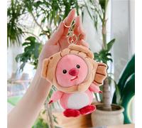 Jouet En Peluche Mignon Paddington Bear De 15cm Avec Grand Pendentif En Or Jouet De Pochette Accessoire Pour Voiture Clé En Tissu Poupée