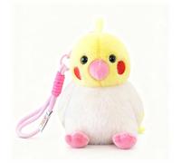 Jouet en peluche Mini, Perroquet blanc et rose 16 cm