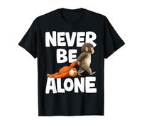 Jouet en Peluche « Never Be Alone Punch The Singe Tenant Macaque » T-Shirt