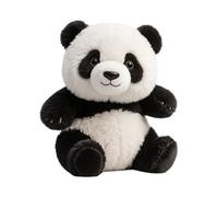 Jouet en Peluche Panda, matériau de Figurine Super Flexible, Jouet de sécurité pour | pour Collection de décoration intérieure, Salon, Chambre à Coucher, Bureau, Figurine de Chambre d'enfant,