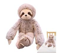 Jouet en peluche paresseux en peluche, paresseux animal en peluche - Oreiller paresseux mignon | Animal douillet et douillet, peluche paresseux, jouet d'oreiller câlin pour , idéal pour les occasions
