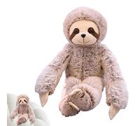 Jouet en peluche paresseux en peluche, paresseux animal en peluche - Oreiller paresseux mignon | Animal en peluche paresseux moelleux, jouet paresseux en peluche, cadeaux d'anniversaire, de Noël, de S