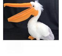 Jouet en Peluche Pélican, Adorable Animal en Peluche, Cadeau pour Enfants, Décorations de Chambre à Coucher ; Simulation Design 13,8 in Poupée en pour Le Bureau Matériel: Courte