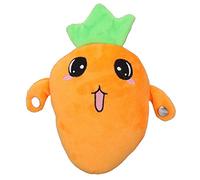 Jouet en Peluche Piano à Battement de Musique, Poupée Interactive à Induction électrique de Fruits pour Enfants (Carotte)