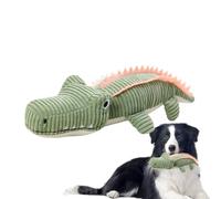 Jouet en peluche pour animaux de compagnie | Animaux en peluche pour chiens | d'animaux mignons en peluche - Suspension - Résistant aux morsures - Peluche crocodile qui satisfait l'envie