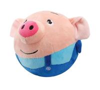 Jouet en Peluche pour Animaux de Compagnie en Mouvement Actif pour Chiens-Jouet électronique pour Chien Sauteur en Peluche | Balle électronique Qui couine pour Chiens
