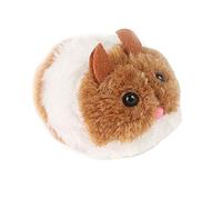 Jouet en peluche pour chat en forme de Mo - Anneau de traction - Vibration automatique - Marron - Fiable, pratique et professionnel