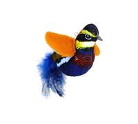 Jouet en Peluche pour Chat Oiseau Chantant - Oiseau Chantant Automatique, Chaton, Chat ennuyé, Jouet électronique Domestique pour Chat Chantant en Forme d'oiseau, Jouet et sûr pour Animal de c