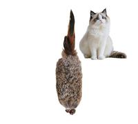 Jouet en peluche pour chat - Silhouette douce et réaliste pour recréer | Logique de mouvement interne avec rembourrage en fibre loft élevée et engagement tactile pour le jeu personnel, les chatons et
