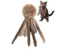 Jouet en peluche pour chat - Silhouette douce et réaliste pour recréer | Logique de mouvement interne avec rembourrage en fibre loft élevée et engagement tactile pour le jeu personnel, les chatons et