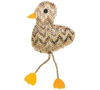 Trixie – Jouet pour chat – Canard en peluche 19 cm (45470) – Herbe à chat – Jaune/Marron