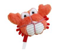 Jouet en peluche pour chats, homard / crabe, avec menthe à chat et clochettes, pour interaction avec les animaux de compagnie, divertissement amusant en intérieur, exercice d ' interaction pour chats