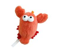 Jouet en peluche pour chats, homard / crabe, avec menthe à chat et clochettes pour l ' interaction avec les animaux de compagnie, amusant, divertissement en intérieur, exercice, cloches en peluche