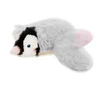 Jouet en peluche pour chats, pingouin en peluche USB pour chaton - Jeu de détection intelligent pour chats ennuyés d'intérieur avec ailes battantes automatiques pour salle d'étude