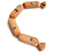Jouet en peluche pour chien, 4 sections, jouets de dentition pour chiot, saucisse, jeu automatique interactif couinant pour toutes les races et tailles de chiens, jouet en peluche pour chien 50