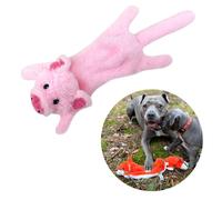 Jouet en peluche pour chien avec couineur - porcelet, 45 cm