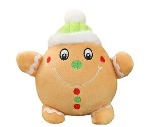 Jouet en peluche pour chien - Cadeau de 5 pouces - Jouet à mâcher en corde de coton - Jouet de Noël pour chiots et petits chiens - Nettoyeur de dentition interactif pour le plaisir des vacances en