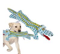 Jouet en peluche pour chien - Crocodile robuste indestructible, croco à mâcher agressif, soulage l'ennui et interactif | Jouet en peluche doux pour l'entraînement, le nettoyage des dents