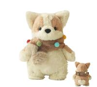 Jouet en peluche pour chien de dessin animé - Peluche douillette, chien animal géant rempli | Portable et sûr - Pour la négligence - Animaux en peluche - Jouet spongieux - Compatible avec 33,78 cm