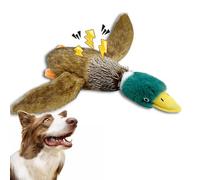 Jouet en peluche pour chien en forme de canard | Jouet interactif couineur mignon pour chiens, jouets à mâcher pour chiots, fournitures apaisantes pour jouer à l'intérieur, soutient les morsures