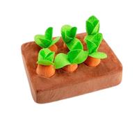 Jouet en peluche pour chien en forme de carotte - Snuffle interactif, jeu d'entraînement à la recherche de nourriture, jouet doux pour animal de compagnie, accessoire de jeu confortable en forme d'ani