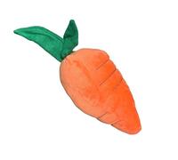 Jouet en peluche pour chien | Jeu interactif à mâcher en forme de carotte | Jouets couineurs, pour rapporter la niche, la maison, la cage de dressage, la garderie, le temps du tir à la guerre