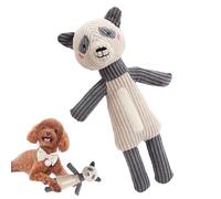 Jouet en peluche pour chien - Jouet à mâcher pour chien - Jouet à mâcher amusant avec bruit pour se brosser les dents et se détendre