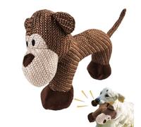 Jouet en peluche pour chien - Jouet couineur pour chien - Jouet en peluche indestructible - Jouet d'extérieur pour chien - Jouet en peluche pour chat - Pipi de nettoyage des dents