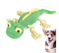 Jouet en peluche pour chien | Jouet d'intérieur en forme de lézard, résistant aux déchirures, respectueux de l'environnement, jouet couineur pour chien pour l'ennui et la stimulation