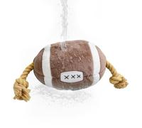 Jouet en peluche pour chien - jouet interactif, jouet de dentition de chiot en forme de balle de sport avec cordon de coton | pour mordre, mâcher et tirer, à l'intérieur et à