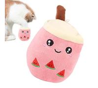 Jouet en peluche pour chien, jouet pour chien en peluche,Oreiller en peluche de thé à bulles en peluche douce | Animal en peluche mignon, oreiller câlin de dessin animé pour le confort et le jeu des c