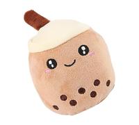 Jouet en peluche pour chien | Oreiller en peluche thé aux perles - Oreiller câlin de dessin animé pour chien et chat, réduit l'ennui