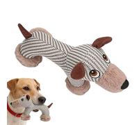 Jouet En Peluche Pour Chien, Peluche Solide À Mâchonner Motif Animal, Jouet Interactif Qui Couine Pour Gros Mâcheurs, Pour Chiot De Petite Race Mastication Forte Stimulation Mentale Et Apaisement