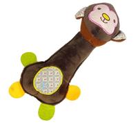 Jouet en peluche pour chiot - Jouet couineur interactif pour chien | Jouet à mâcher en forme de cerf singe pour animaux de compagnie de petite, moyenne et grande taille, aide au jeu, aide au nettoyage