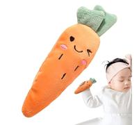 Jouet en peluche pour - en forme de carotte, figure à étreindre, compagnon de développement portable avec tissage | Accessoire d'espace de travail scolaire domestique pour org