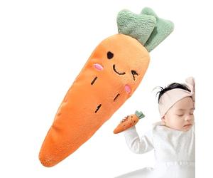 Jouet en peluche pour - en forme de carotte, figure à étreindre, compagnon de développement portable avec tissage | Accessoire d'espace de travail scolaire domestique pour org