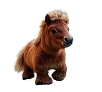 Jouet en peluche pour marcher en forme de cheval, animal avec son interactif, figurine électronique pour animaux de compagnie, jouet éducatif en peluche | Soutien au développement de l'apprentissage